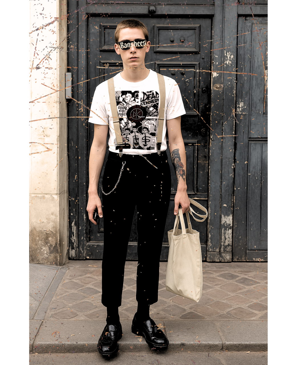 "Drunk with Power" – Dead Kennedys Graphic Tee (Front + Back Print)