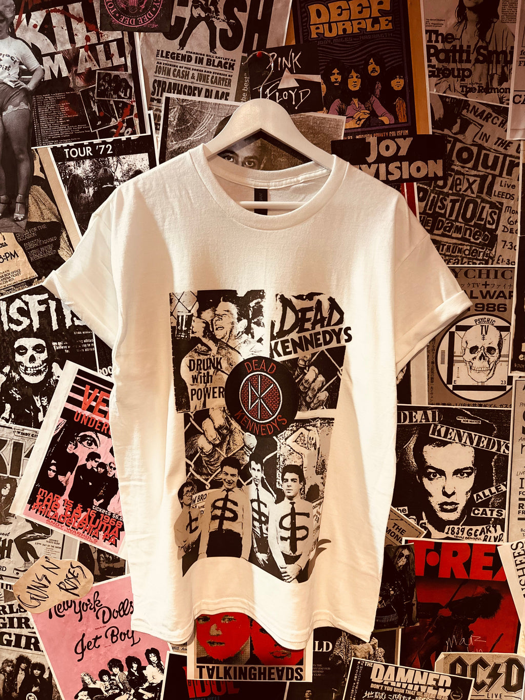 "Drunk with Power" – Dead Kennedys Graphic Tee (Front + Back Print)