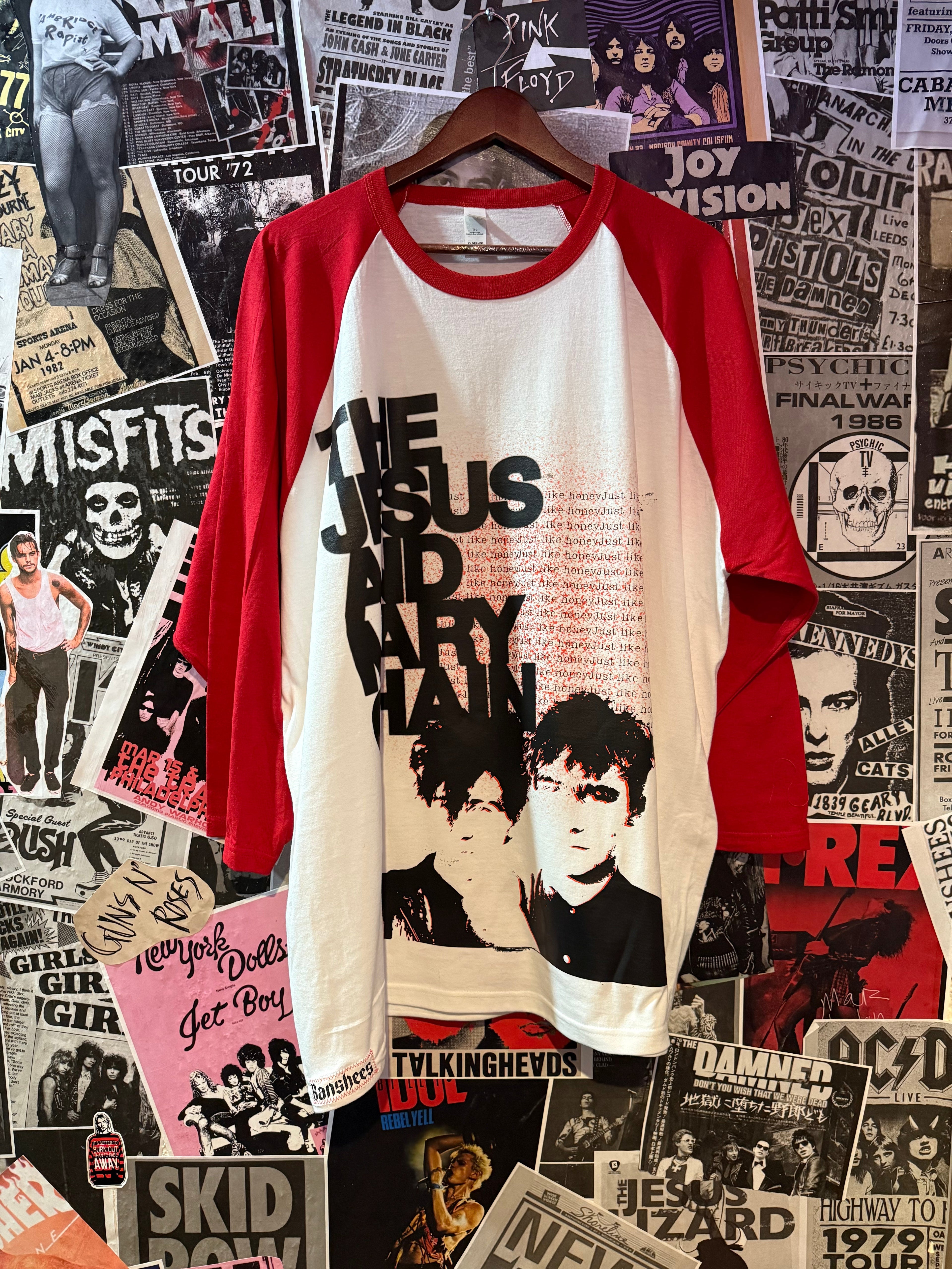 Custom Jesus and Mary Chain -Raglan
