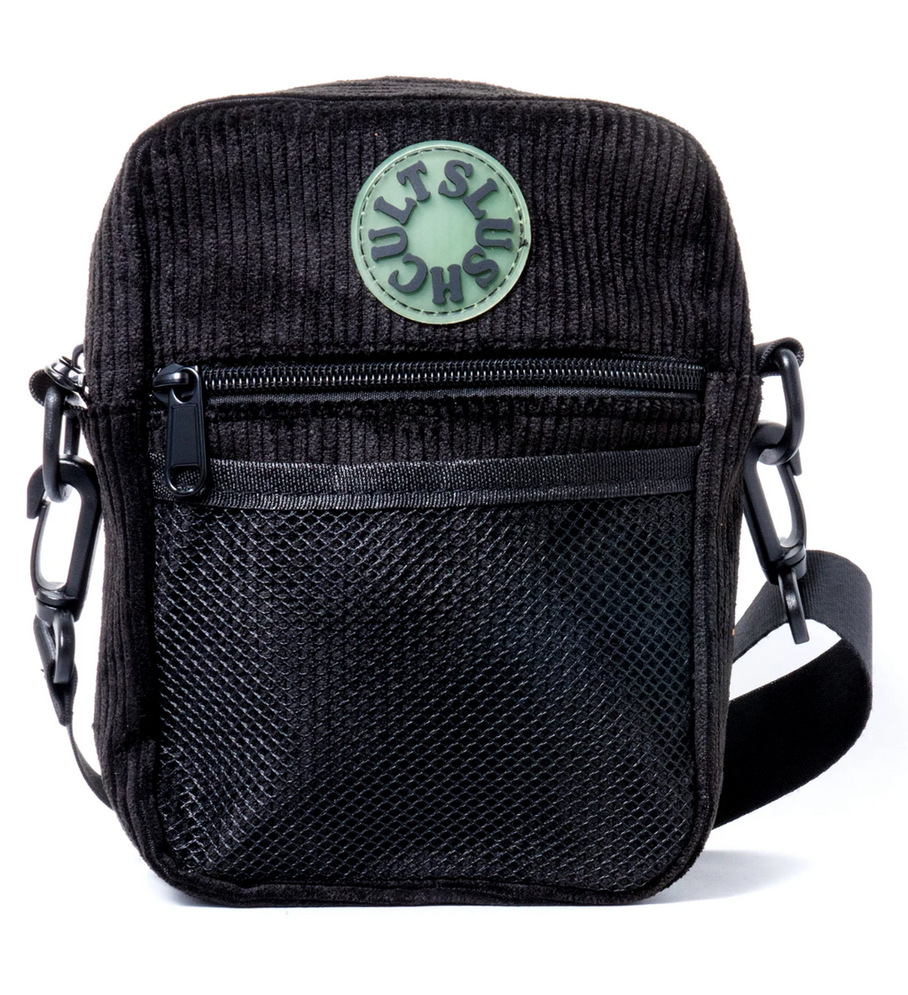 Anywhere Side Bag All Black Corduroy