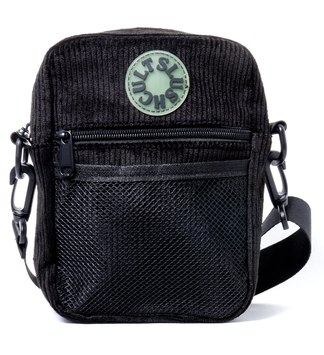 Anywhere Side Bag All Black Corduroy