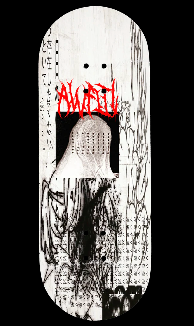 AWFUL Woman in Black Deck (inverted) (LOW MOLD)