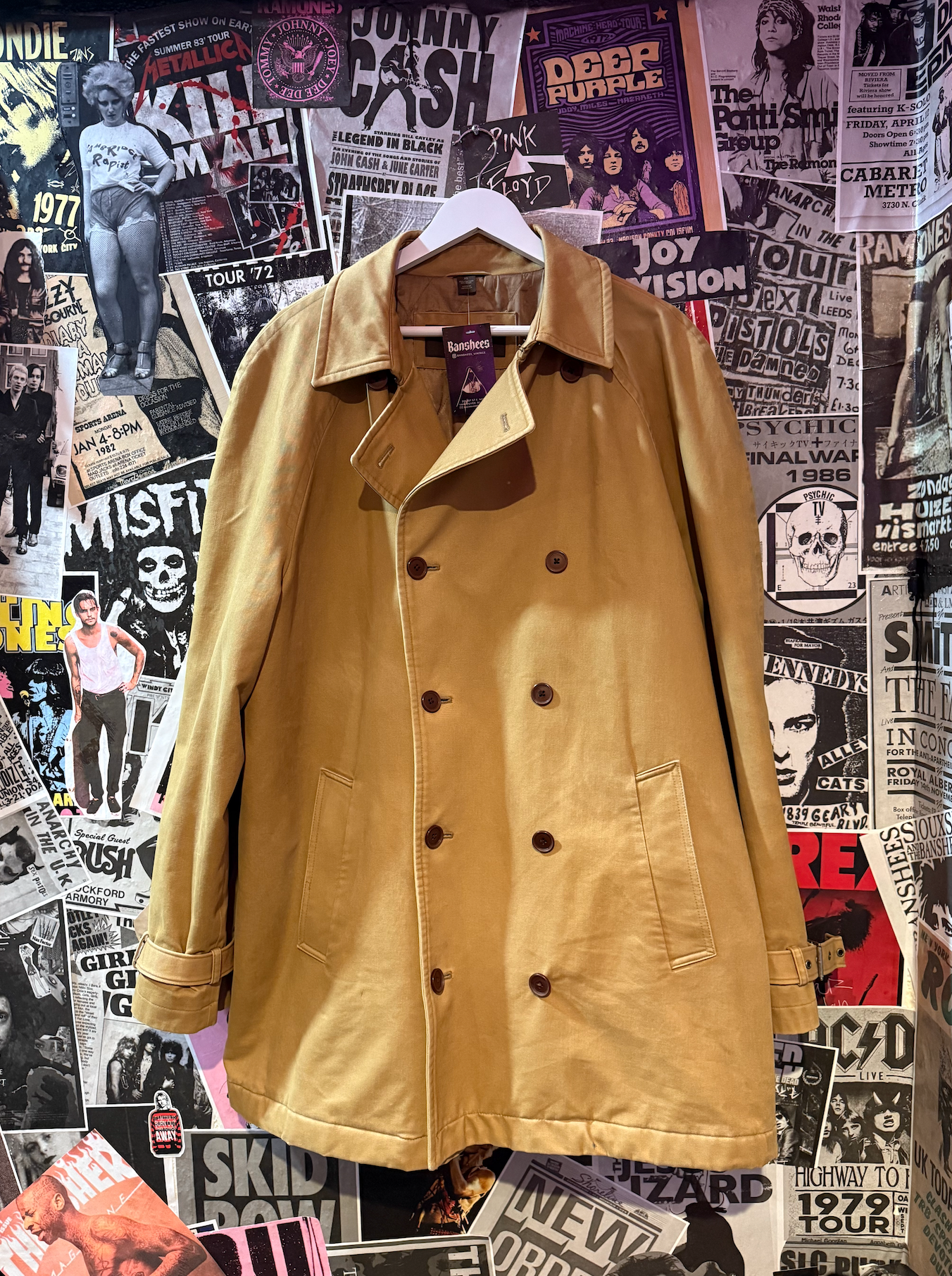 Mens Tasso Elba Quilted Overcoat