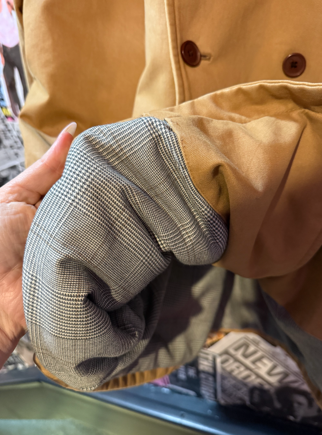 Mens Tasso Elba Quilted Overcoat