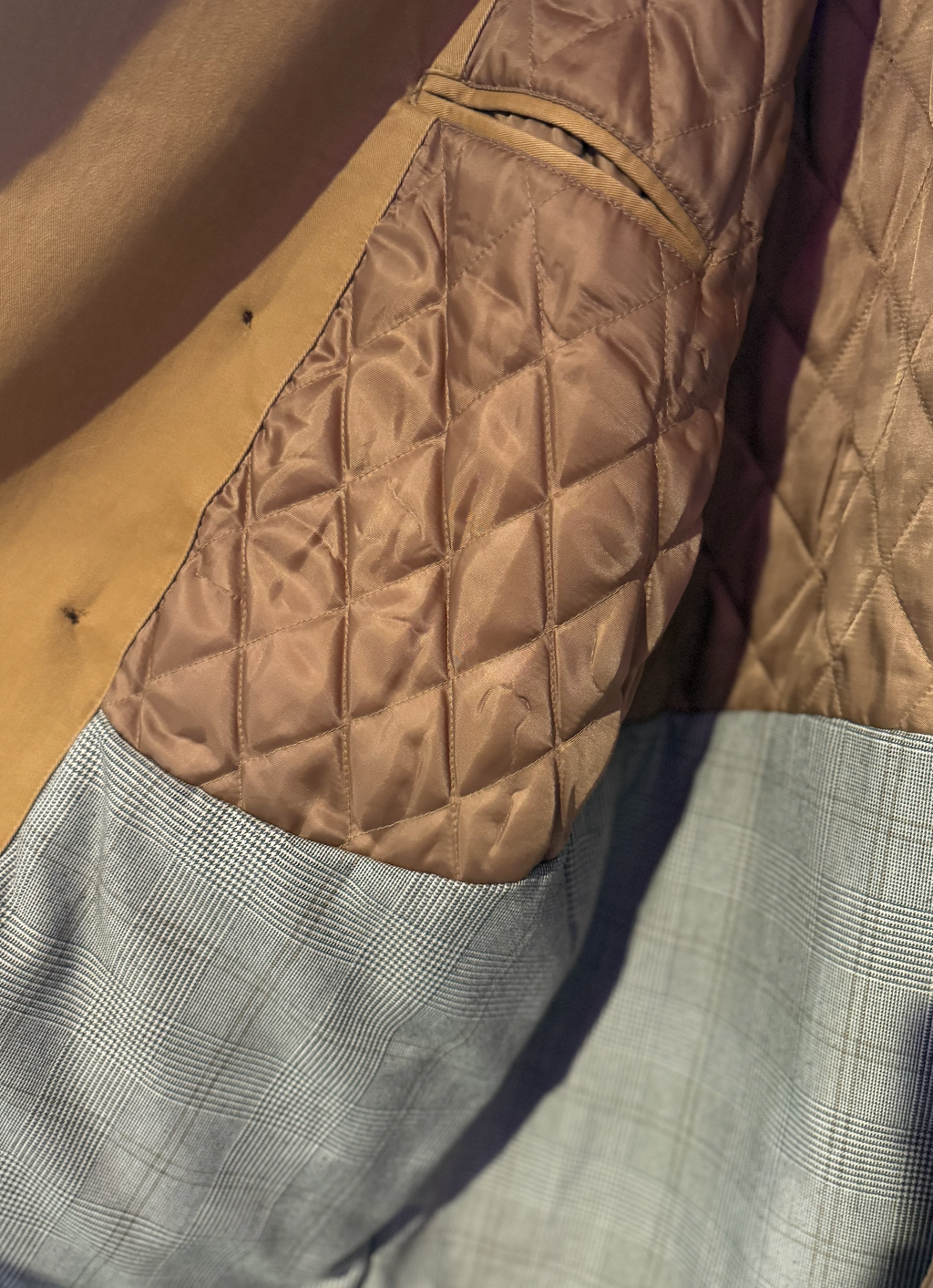 Mens Tasso Elba Quilted Overcoat