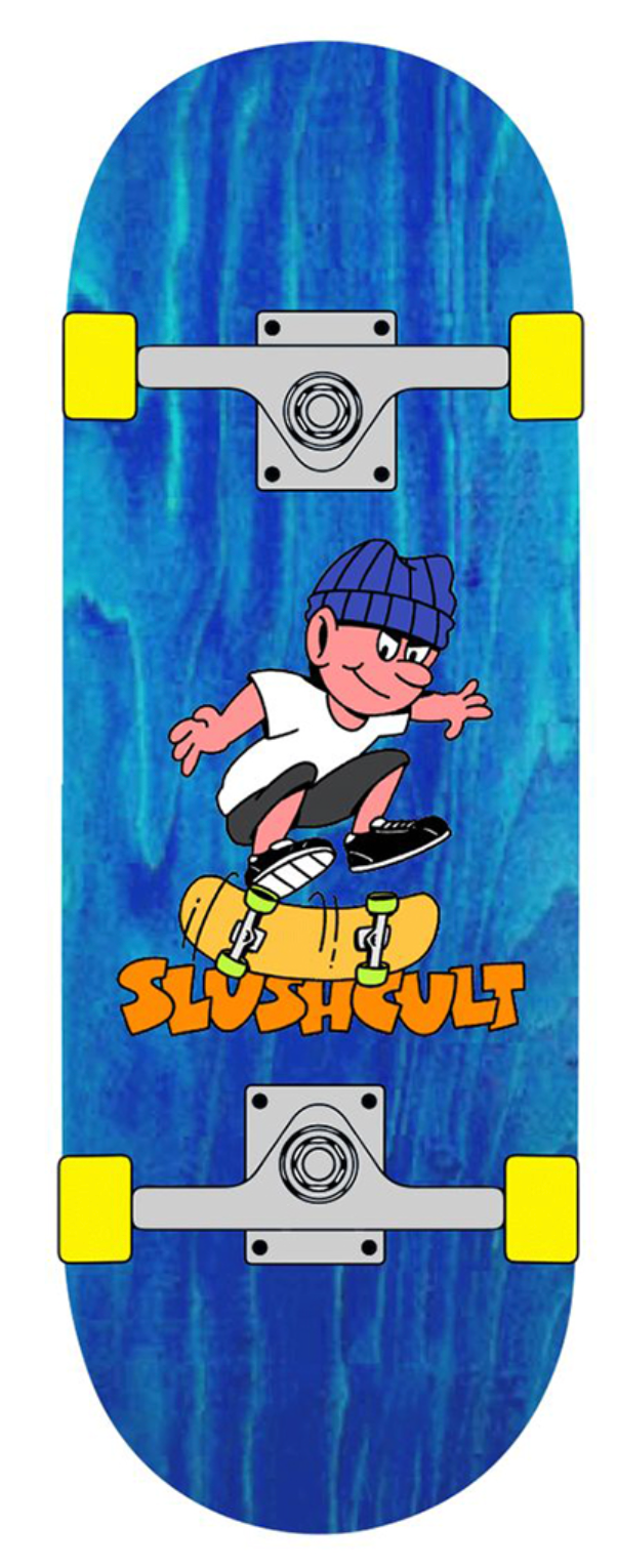 SLUSHCULT FINGERBOARD COMPLETE KICKFLIP GROM