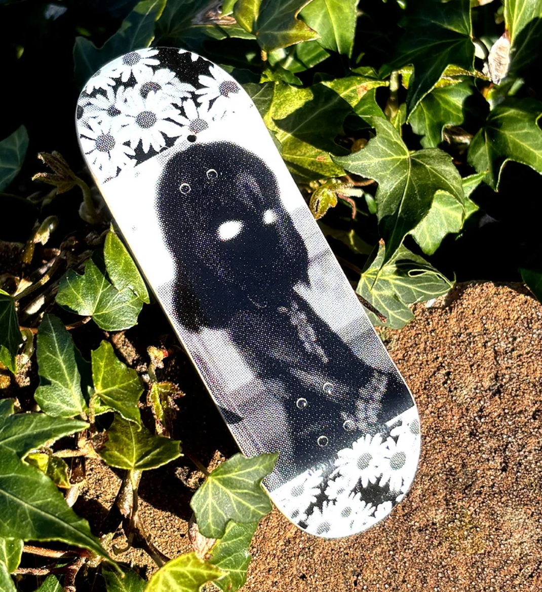 Rage Industries Sleepwalking Ghost Sachiel Egg 35MM Fingerboard Deck
