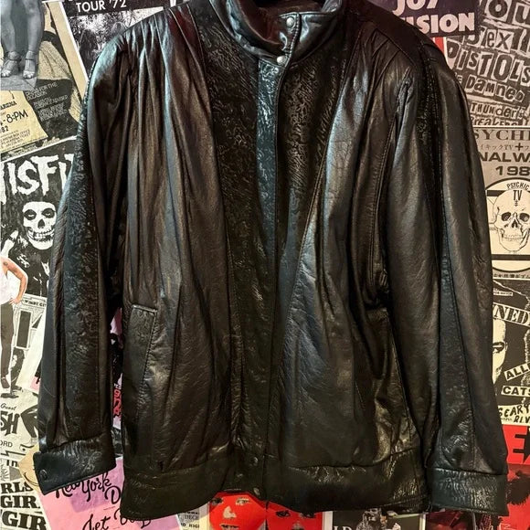 Vintage Women’s Black Leather Jacket