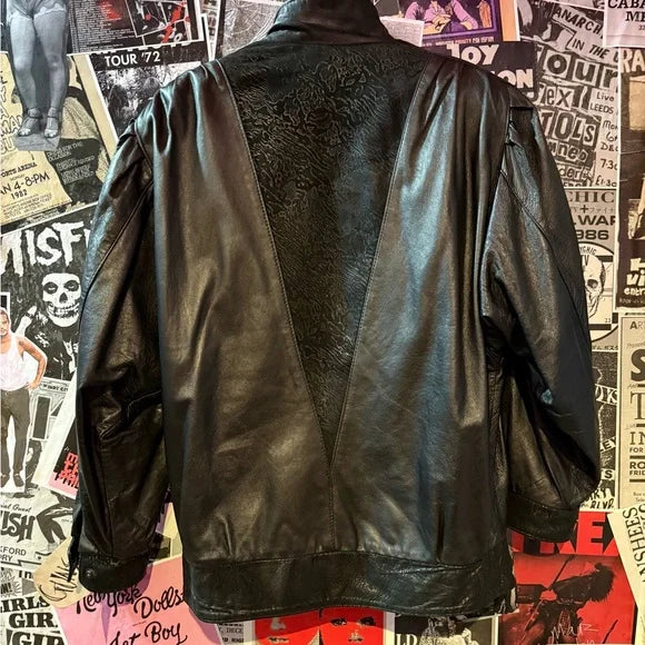 Vintage Women’s Black Leather Jacket